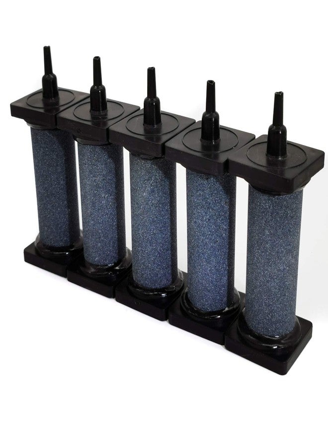 ALEGI Aquarium Air Stone Cylinder Bubbler with Plastic Shield for Hydroponic, Fish Tank (A3080 5pcs) - Image 3